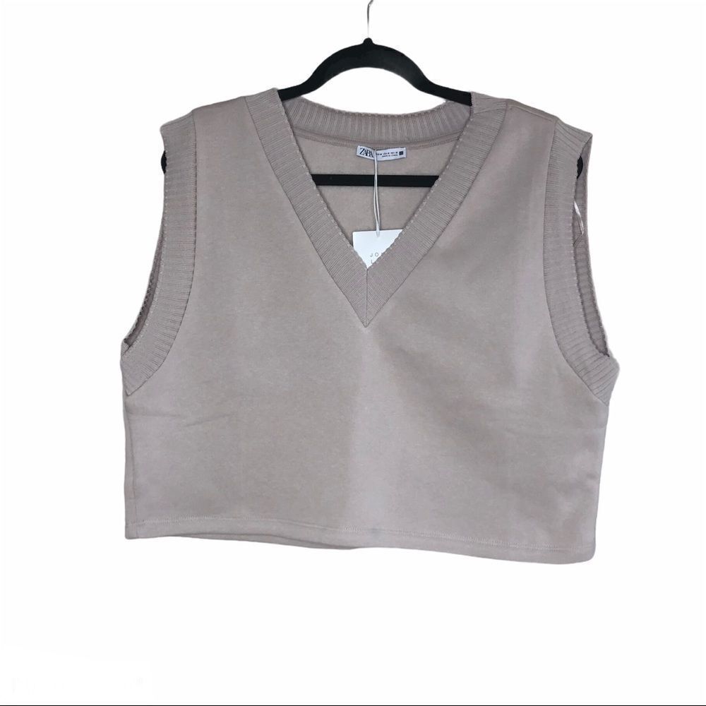 Zara Cropped Vest size Medium - Picture 5 of 9